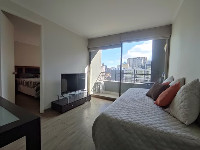 Arriendo Dpto. 1D + 1B + Terraza,  AMOBLADO. en Santiago Centro - Imagen 3