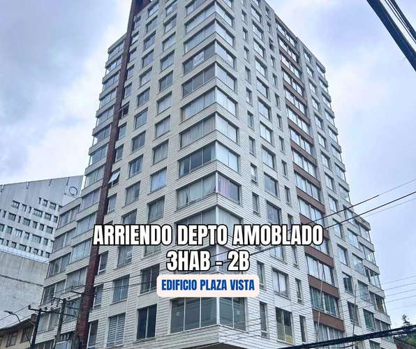 Arriendo Departamento Edificio Plaza Vista 2D2B (183111)