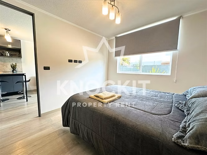 Arriendo Depto Amoblado en La Cisterna - 1D1B con Estac - Imagen 7