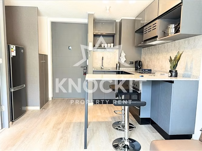 Arriendo Depto Amoblado en La Cisterna - 1D1B con Estac - Imagen 1