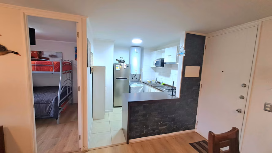EN ARRIENDO CON DUEÑO DIRECTO, MARZO A NOVIEMBRE,  DEPARTAMENTO DE 2 DORMITORIOS Y 1 BAÑO EN LOMAS DE PAPUDO 4, ESTACIONAMIENTO PRIVADO