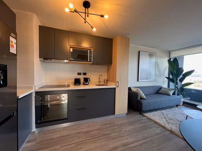 Departamento Amoblado 2d 1b Con Terraza En Concepción - Imagen 6