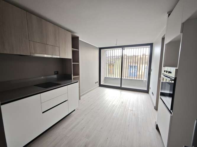 50% Arriendo depto nuevo, 1D+1B+Terraza, Santiago Centro