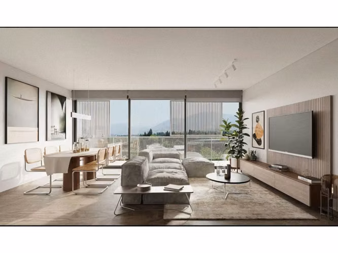 En Venta Departamento de 2 hab./2 baños + est.+ Bod/a estrenar/a pasos del mall Portal al dehesa - Imagen 5