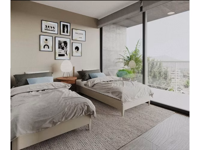 En Venta Departamento de 2 hab./2 baños + est.+ Bod/a estrenar/a pasos del mall Portal al dehesa - Imagen 9