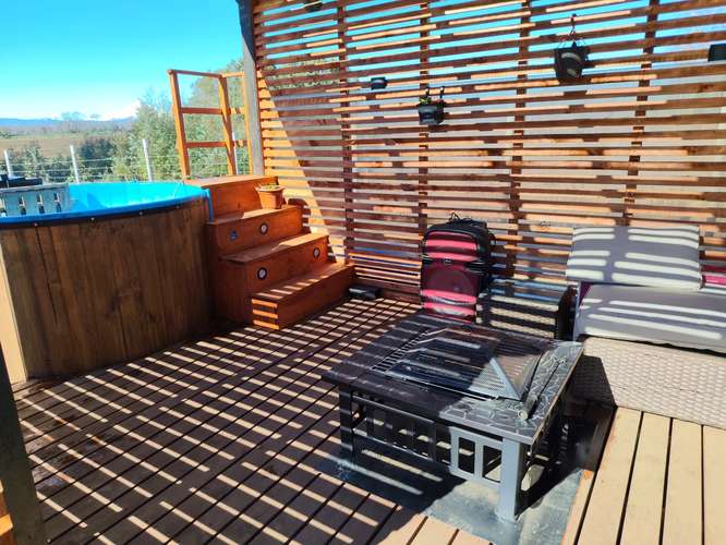 Parcela Premium con vista al Volcán Llaima con terraza panorámica