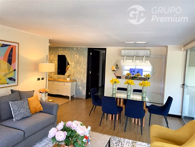 ARRIENDO DEPTO 3D/2B 2 ESTAC, 1 BODEGA LAS CONDES