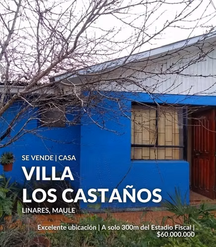 Casa en venta de 5 dorm. en Linares