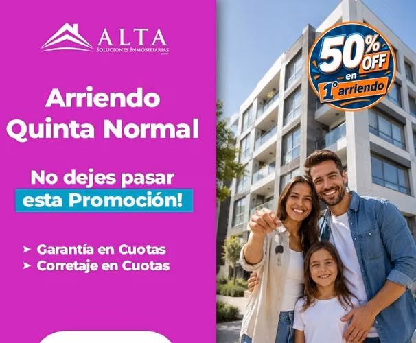 Arriendo Depto 3D 1B sin estacionamiento/Metro Gruta Lourdes