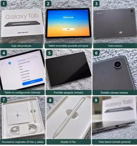 “Potencia, estilo y rendimiento como nuevo: Galaxy Tab S10 FE 256GB Wifi, lista para estrenar.”