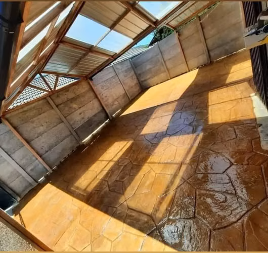 Hormigón estampados