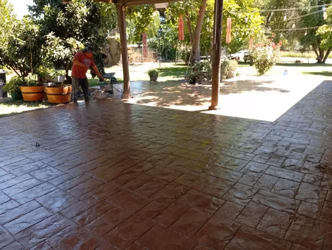 Hormigón estampados
