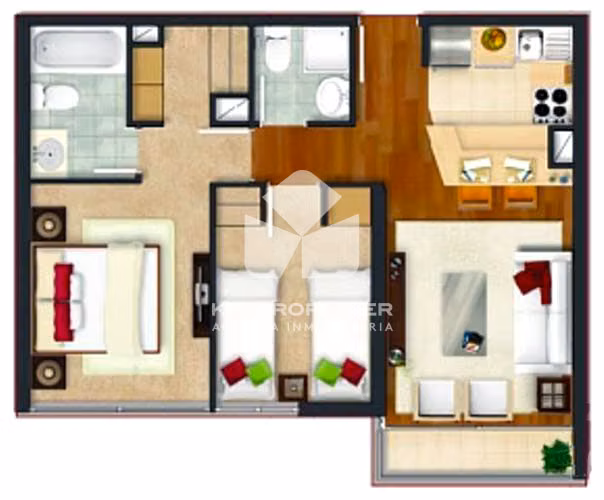 ARRIENDO DEPTO 2HAB 2BA SAN JOAQUÍN ESTACIONAMIENTO BODEGA - Imagen 16
