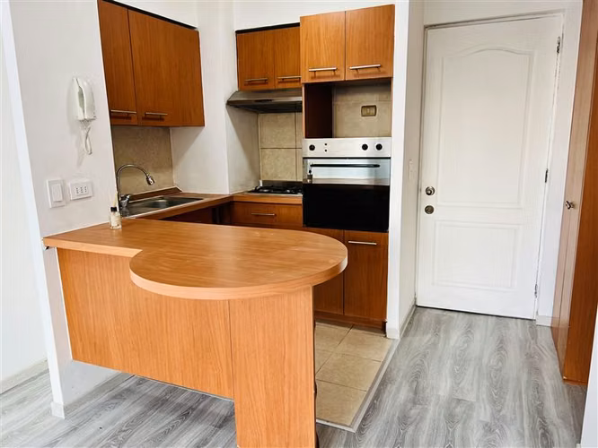 Departamento en arriendo de 1dorm 1Baño y Bodega en Santiago