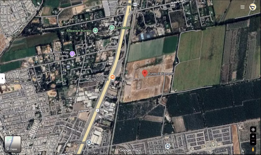 OPORTUNIDAD: Buin, Parcela 5.000 m2. Luz soterrada. Agua. Condominio Fundo El Diamante,