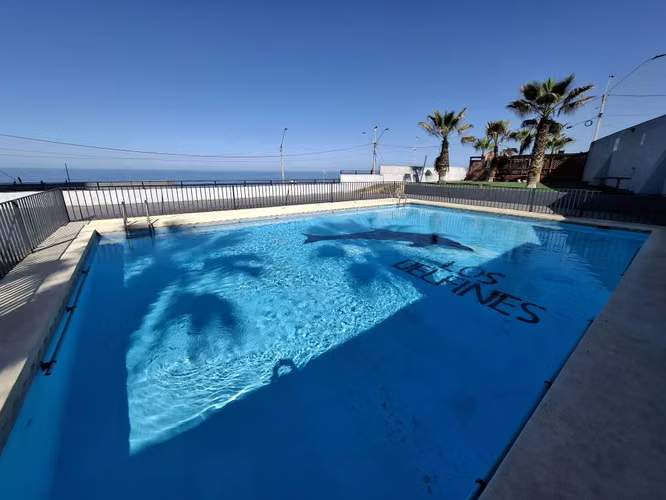 Arriendo Dpto Amoblado 1D, 1B, vista al mar, Los Delfines,  IQUIQUE.