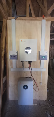 Kit Energia Solar 6kw con batería de litio 5.12kwh