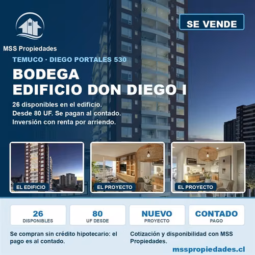Bodega en venta en Temuco