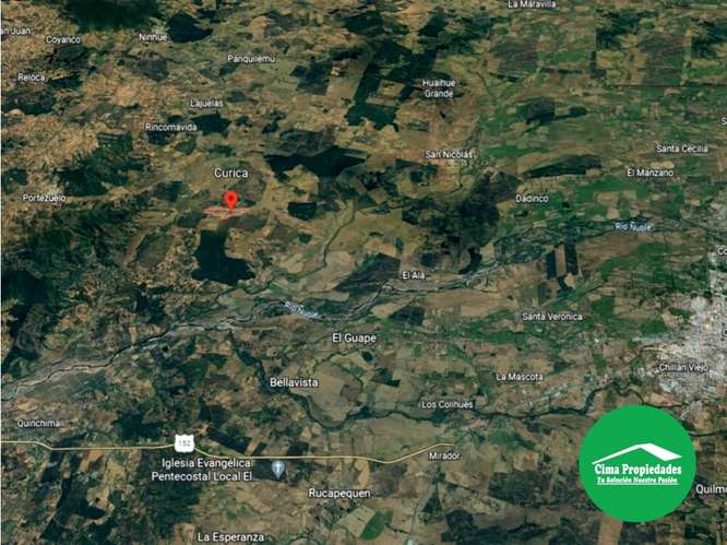 Venta Parcela San Nicolas, sector Curica 10.900m2