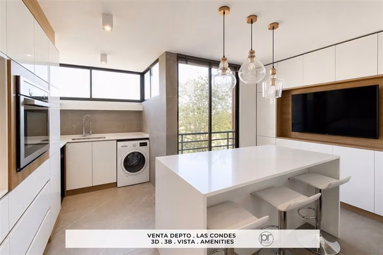 Las Condes, venta depto remodelado, listo para vivir