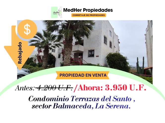 Oportunidad en La Serena: Depto 3D/2B con Gran Terraza y 2 Estacionamientos