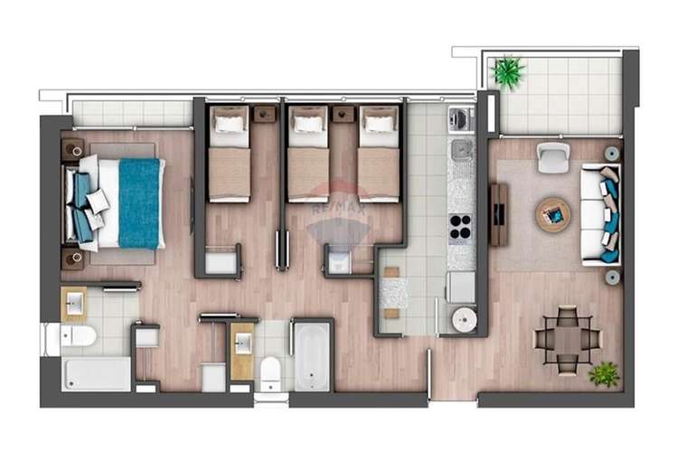 Excelente depto 3d, 2b macul, metro las torres - Imagen 6