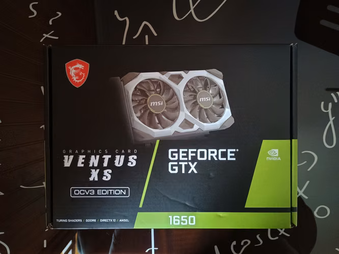 GPU GeForce GTX 1650 D6 VENTUS XS OCV3