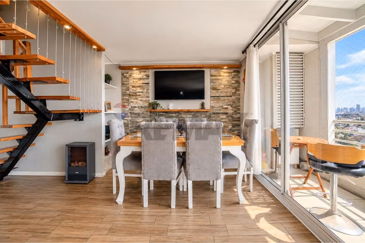 Dúplex 4d 3b en ñuñoa | terraza y vista despejada - Imagen 3