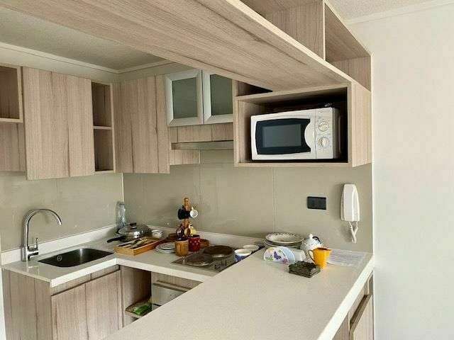 EN VENTA ESTUDIO CON ESTACIONAMIENTO Y BODEGA  METRO ÑUÑOA