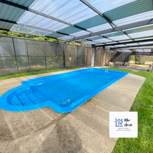 PISCINA TEMPERADA  PARA PASEOS DE CURSO 350 MT2 DE TERRENO - Imagen 3