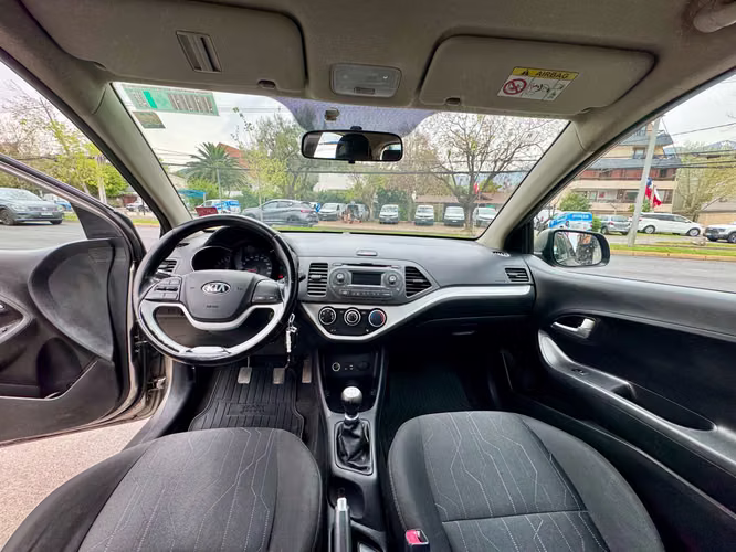 KIA MORNING EX 1.2 MEC FULL AIRE AIRBAG LLANTAS VER EN LAS CONDES 2017 - Imagen 16