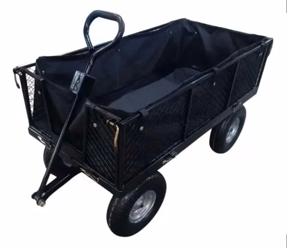 Carro de metal para transportar objetos