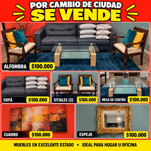 Por cambio de ciudad se vende muebles varios - Imagen 1