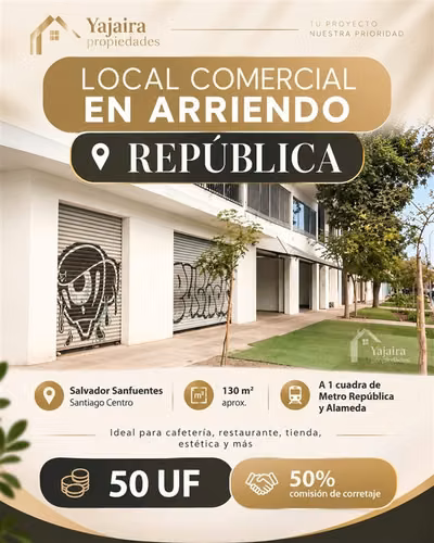 LOCAL COMERCIAL EN BARRIO REPUBLICA IDEAL PARA RESTAURANTE