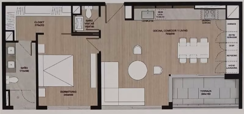 Departamento en arriendo de 1 dorm. en Vitacura - Imagen 23