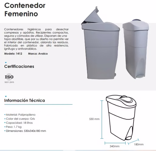 Contenedor Femenino - Imagen 3