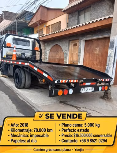 Grúa de rescate Yuejin 2018