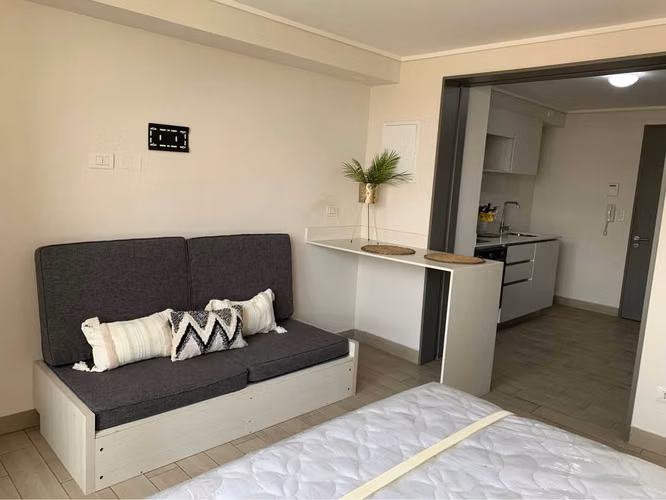 ARRIENDO DP TIPO ESTUDIO 1B ESTAC BOD METROS VICUÑA MA ÑUÑOA