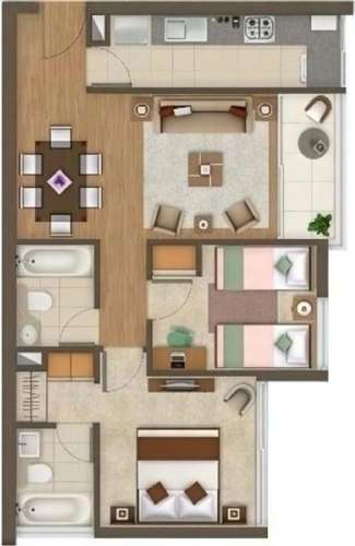 Oportunidad Inversionista | Depto 2D/2B + Est. y Bodega | Metro Las Parcelas - Imagen 14