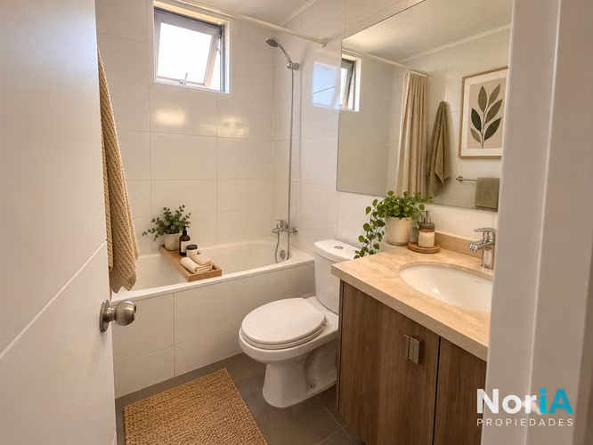 Arriendo Depto 1 dormitorio pasos metro moneda - Imagen 4