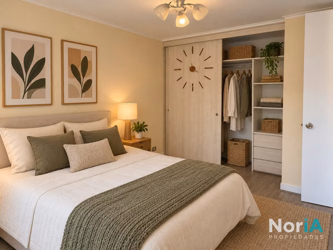Arriendo Depto 1 dormitorio pasos metro moneda - Imagen 2