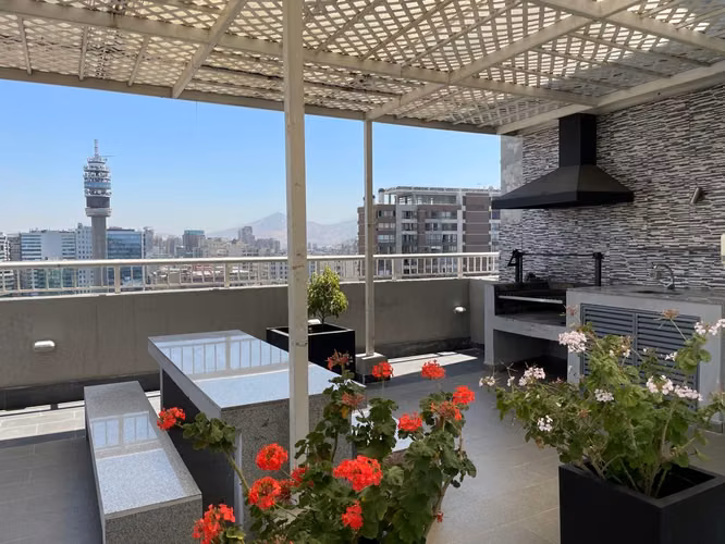 Arriendo Depto 1 dormitorio pasos metro moneda - Imagen 9