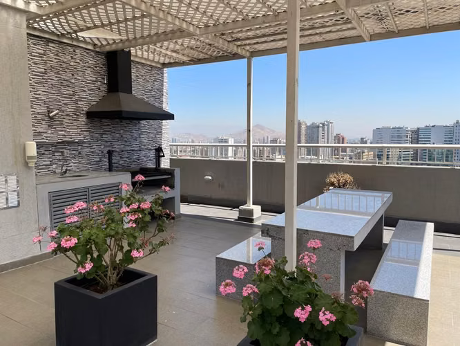 Arriendo Depto 1 dormitorio pasos metro moneda - Imagen 11