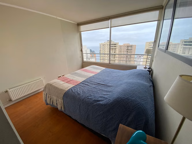 HERMOSO DEPARTAMENTO VISTA A LA BAHÍA CORACEROS VIÑA DEL MAR