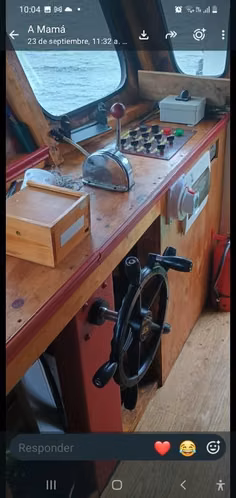 Vendo barcaza equipada con grúa - Imagen 2