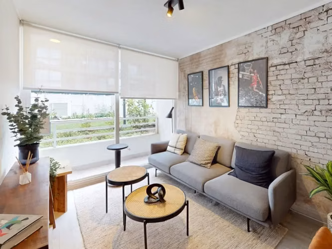 Venta Departamento Nuevo / 2 Dormitorios + 2 Baños / Barrio Italia / Santiago Centro