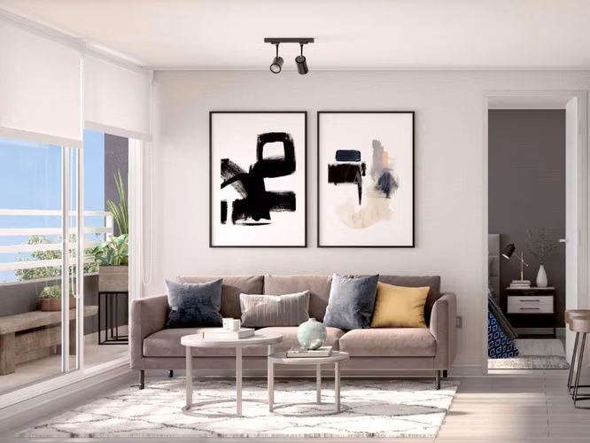 Venta Departamento Nuevo / 2 Dormitorios + 2 Baños / Barrio Italia / Santiago Centro