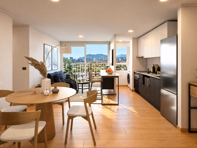 Venta excelente y modernos Departamentos nuevos / 2 Dormitorios  / Ñuñoa - Imagen 2