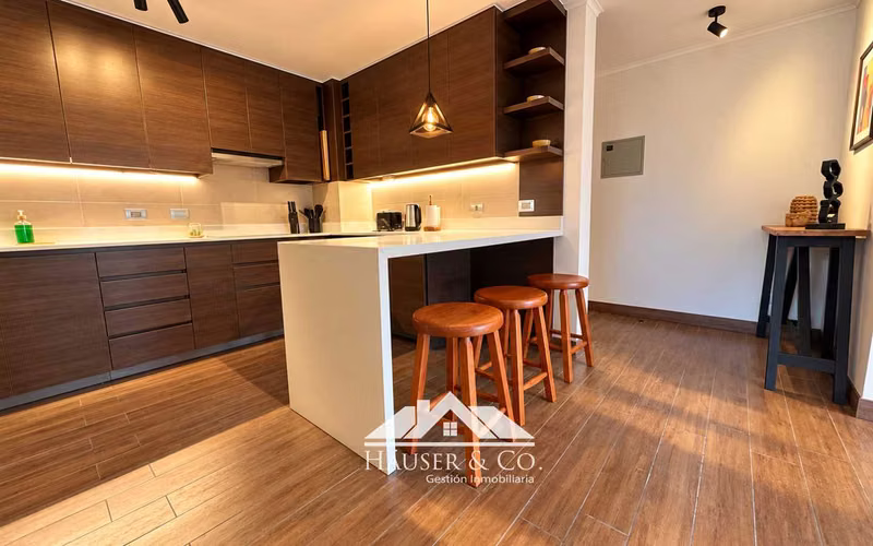 Departamento la Poza Pucón para 9 pers con vista al lago