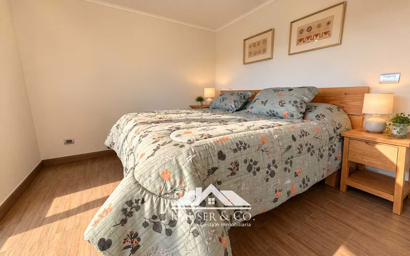 Departamento la Poza Pucón para 9 pers con vista al lago